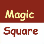 Magic Square: mind blowing puzzle